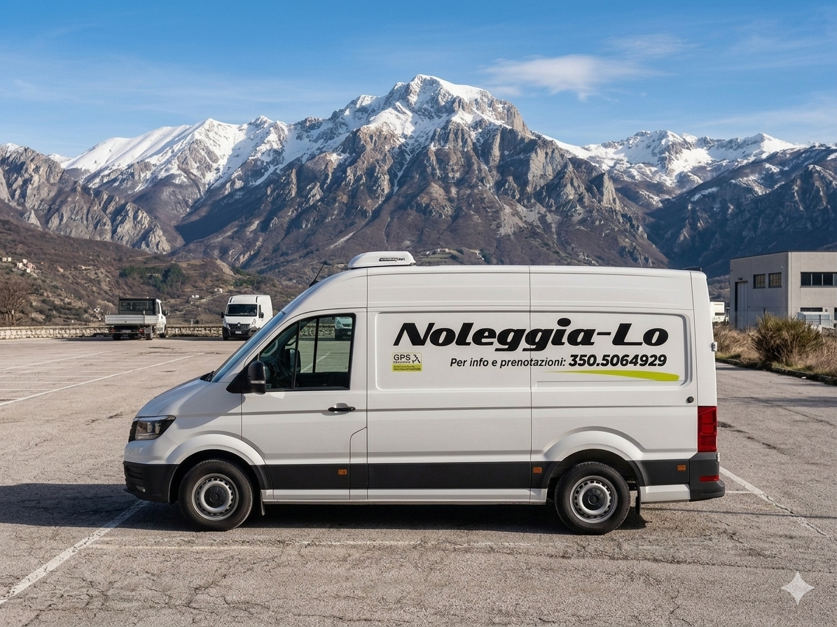 Furgone cargo NOLEGGIA-LO - VW Crafter brandizzato